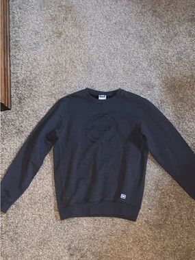 Helly Hansen Dark Gray Crewneck Sweater with Subtle Logo